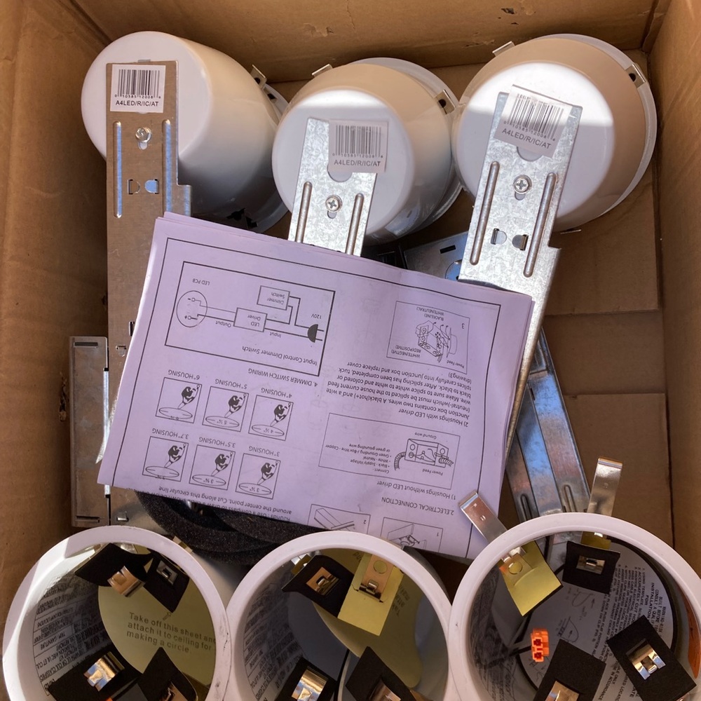 ♥️💚Metal Recessed Lighting Set